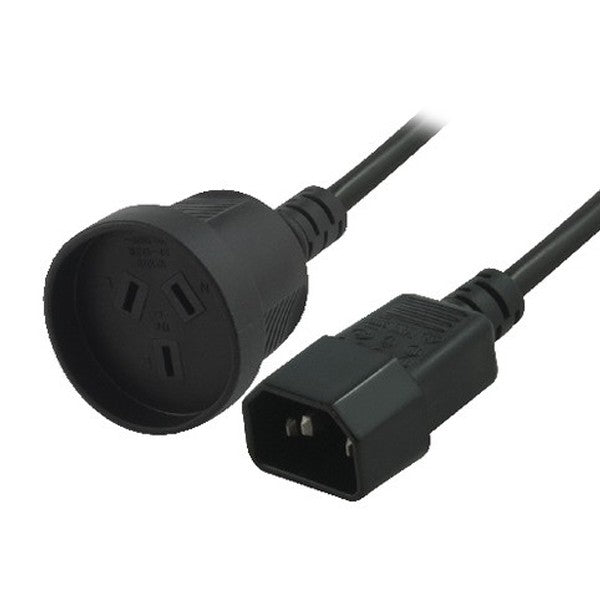 8Ware Power Extension Cable 15cm 3-Pin AU to IEC C14 Female to Male for UPS ~CBC-RC-3083 H40UPSIEC150MM 8Ware Power Extension Cable 15cm 3-Pin AU to IEC C14 Female to Male for UPS ~CBC-RC-3083 H40UPSIEC150MM